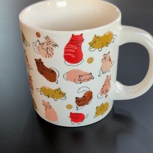 Expressions Cat Design Mug - Multicolor